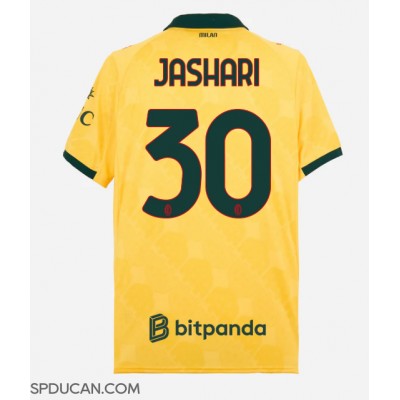 Muški Nogometni Dres AC Milan Ardon Jashari #30 Rezervni 2025-26 Kratak Rukav Muški Nogometni Dres AC Milan Ardon Jashari #30 Rezervni 2025-26 Kratak Rukav